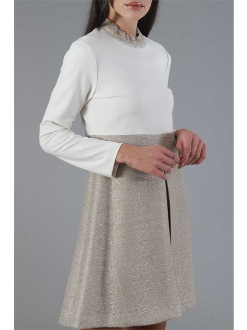 Abito in viscosa 1 One | EE-0010AVORIO